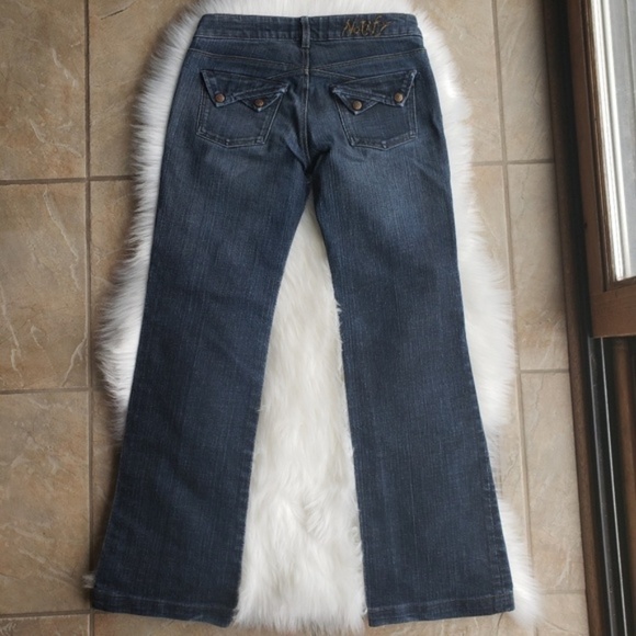 Notify Stretchy Italian Bootcut Jeans Blue 27 - Picture 2 of 5